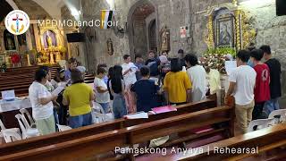 PAMASKONG ANYAYA  Rehearsal  MPDMGrandChoir and Ma’am Milette De Villa [upl. by Yatnuahs860]