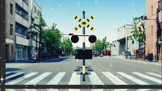 Railroad crossing railwaygame robottrains funny railroadinfrastructure robot gameplay games [upl. by Reviel]