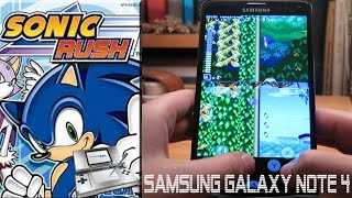 Nintendo DS emulator on Samsung Galaxy Note 4Sonic Rush [upl. by Churchill]