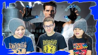 Kids REACT to Minority Report Trailer 2002 [upl. by Akciret]