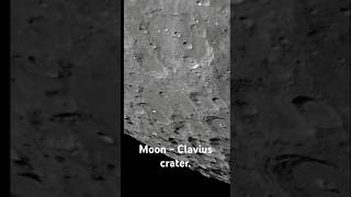 Moon  Clavius crater moon astrophotography crater telescope hold astrophoto [upl. by Okime]