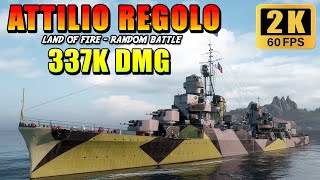 Destroyer Attilio Regolo  very close to the record dmg [upl. by Kathie314]