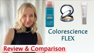 How Colorescience FLEX compares to Sunbetter SPF 68 compact amp Alastin Hydratint [upl. by Buchbinder]