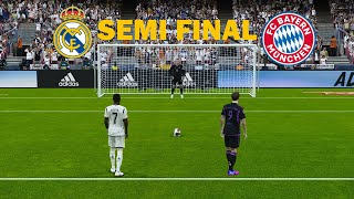 Real Madrid vs Bayern Munich  Semi Final UEFA Champions League 202324  Vinicius vs Sane  PES [upl. by Aihsrop]