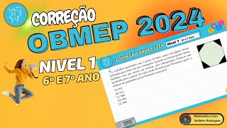 QUESTÃO 05 OBMEP 2024 NIVEL 1 [upl. by Einahc]