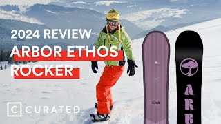 2024 Arbor Ethos Rocker Snowboard Review  Curated [upl. by Akehsat]