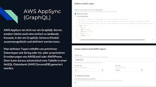 Backend as a Service BaaS mit AWS AppSync AWS Cognito amp AWS Amplify [upl. by Senoj]