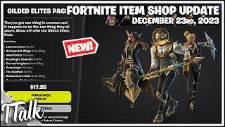 NEW GILDED PACK amp LAMBORGHINI Fortnite Item Shop December 23rd 2023 Fortnite Battle Royale [upl. by Andriette]