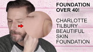 FOUNDATION OVER 40 Charlotte Tilbury Beautiful Skin Foundation [upl. by Latia]