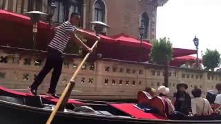 Singing gondolier in Venice Italy [upl. by Beard790]