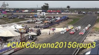 2015 Caribbean Motor Racing Championships CMRC  Group 3 Finale Guyana [upl. by Ydiarf]