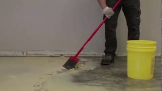 Removing Carpet amp Carpet Adhesive with Sentinel 626 [upl. by Drofiar]