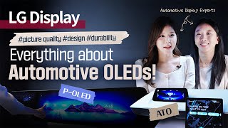 Experience the Future of Automotive OLEDs with LG Displays POLED amp ATO [upl. by Annait]