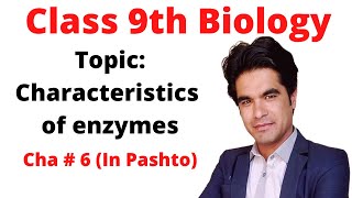 Characteristics of enzymes  9 biology  Pashto  Home of biology [upl. by Volny]