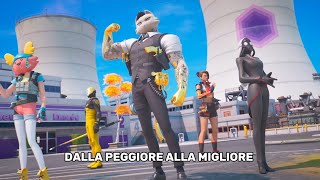 TUTTE LE SKIN DEL PASS BATTAGLIA REMIX CAPITOLO 2 DALLA PEGGIORE ALLA MIGLIOREFortnite [upl. by Ruggiero]