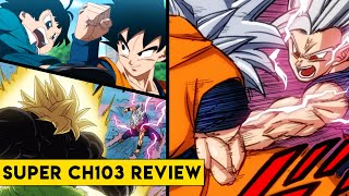 Gohan vs Goku Vegeta amp Broly Dragon Ball Super Chapter 103 Review [upl. by Sedruol263]