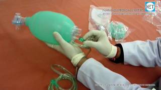 Artificial Resuscitator Reanimation Bag Silicone Adult Item Code AN200G [upl. by Liponis]