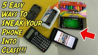 5 Clever Ways To Sneak Your Phone Into Class and Not Get Caught SCHOOL LIFE HACKS  Nextraker [upl. by Bausch]