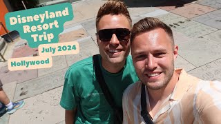 Disneyland Vlog  Hollywood  Santa Monica Pier  Disneyland Hotel  Grand Californian Hotel [upl. by Yanaj]