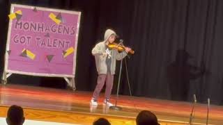 Boy GOES INSANE on the violin Talent Show [upl. by Ajiak]