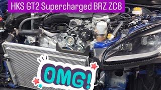 HKS Supercharger on a new BRZ ZC8 [upl. by Eyatnod]