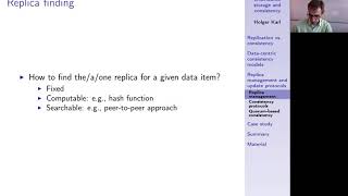 Verteilte Systeme Kapitel 11c Replica management aspects [upl. by Dagnah]