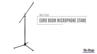 Euro Boom Microphone Stand  MS7701B [upl. by Asilrahc]