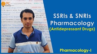 Antideprssant Drug Pharmacology Part 4  SSRIs amp SNRIs Pharmacology [upl. by Ced]