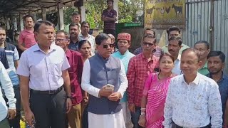 Border Gol Chakkar Hatio Visit Khlainani Thangkha AMC ni Mayor Deepak Majumder [upl. by Macario]