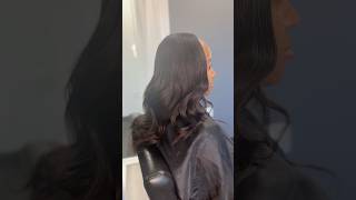 Middle part install howtodoasilkpressonthicknaturalhair [upl. by O'Meara220]