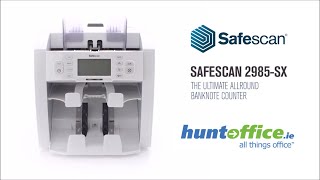 Safescan 2985SX Automatic 15 Pocket Banknote Value Counter [upl. by Ayyn]