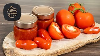 Tomatensauce selber einkochen 🍅  Frisch und lecker [upl. by Anyrb]