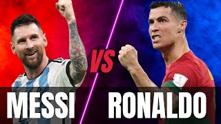 Messi Vs Ronaldo comparison cr7 [upl. by Atneuqal]