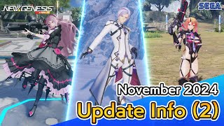 PSO2 NEW GENESIS November 2024 Update Information 2 [upl. by Elvah]