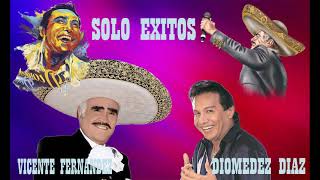 Diomedes días y Vicente Fernández Ranchenato 22 éxitos Full Audio [upl. by Matless]