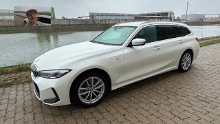 BMW 330e touring 330 e hybrid 3series Combi all new model G21 LCI walkaround and interior V1835 [upl. by Anyaj]