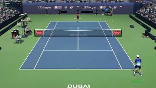 Djokovic vs Ruud Full Ace Tennis Finals ATP500 Dubai [upl. by Adnoloy]