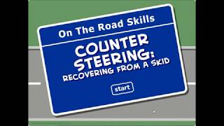 Counter Steering Recovering From A Skid Audio [upl. by Anileme]