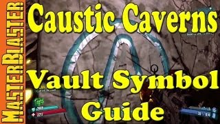 Borderlands 2 Caustic Caverns Cult Of The Vault Symbols Challenge Location [upl. by Suzetta541]