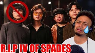 IV OF SPADES SPLIT UP UNIQUE SALONGA LEFT THE GROUP REACTION VERY EMOTIONAL [upl. by Rot]