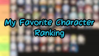 Ranking my Favorite Characters  Genshin Impact 51 [upl. by Hauge]