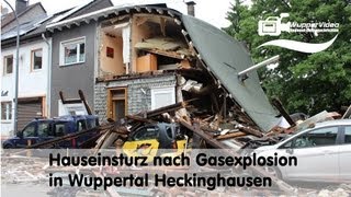 Hauseinsturz nach Gasexplosion in Wuppertal Heckinghausen [upl. by Sofko347]