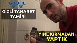 GROHE ARTEMA ECA GİZLİ TAHARET ANKASTRE STOP VALF SU KAÇIRIYOR TAMİRİ [upl. by Asare]