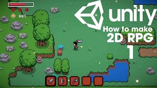 Make an 2D Top Down RPG in Unity Part1  Project Setup  Player Input System [upl. by Lenox]