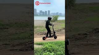 🛴💨Off Road Electric Scooter ⚡5600 Watt Dual Motors for Adults Riding offroadscooter escooters [upl. by Kciredorb303]