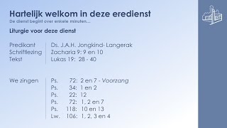 25022024  Avonddienst  Ds JAH Jongkind [upl. by Diarmuid]