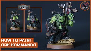 HOW TO PAINT ORK KOMMANDO  Quick Easy Contrast Techniques  Kill Team Octarius Warhammer 40k Orks [upl. by Brindell]