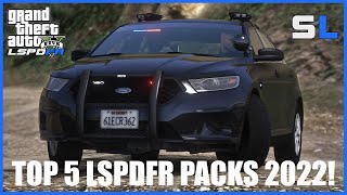 Top 5 LSPDFR packs you should use in 2022 5 [upl. by Anneirb]