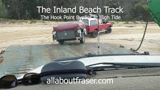 The Inland Track on Fraser Island  Getting Around Hook Point At High Tide  All About Fraser [upl. by Divd]