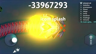 Snake io 🐍hack 😱 snake io mod menh gameplay [upl. by Annet613]